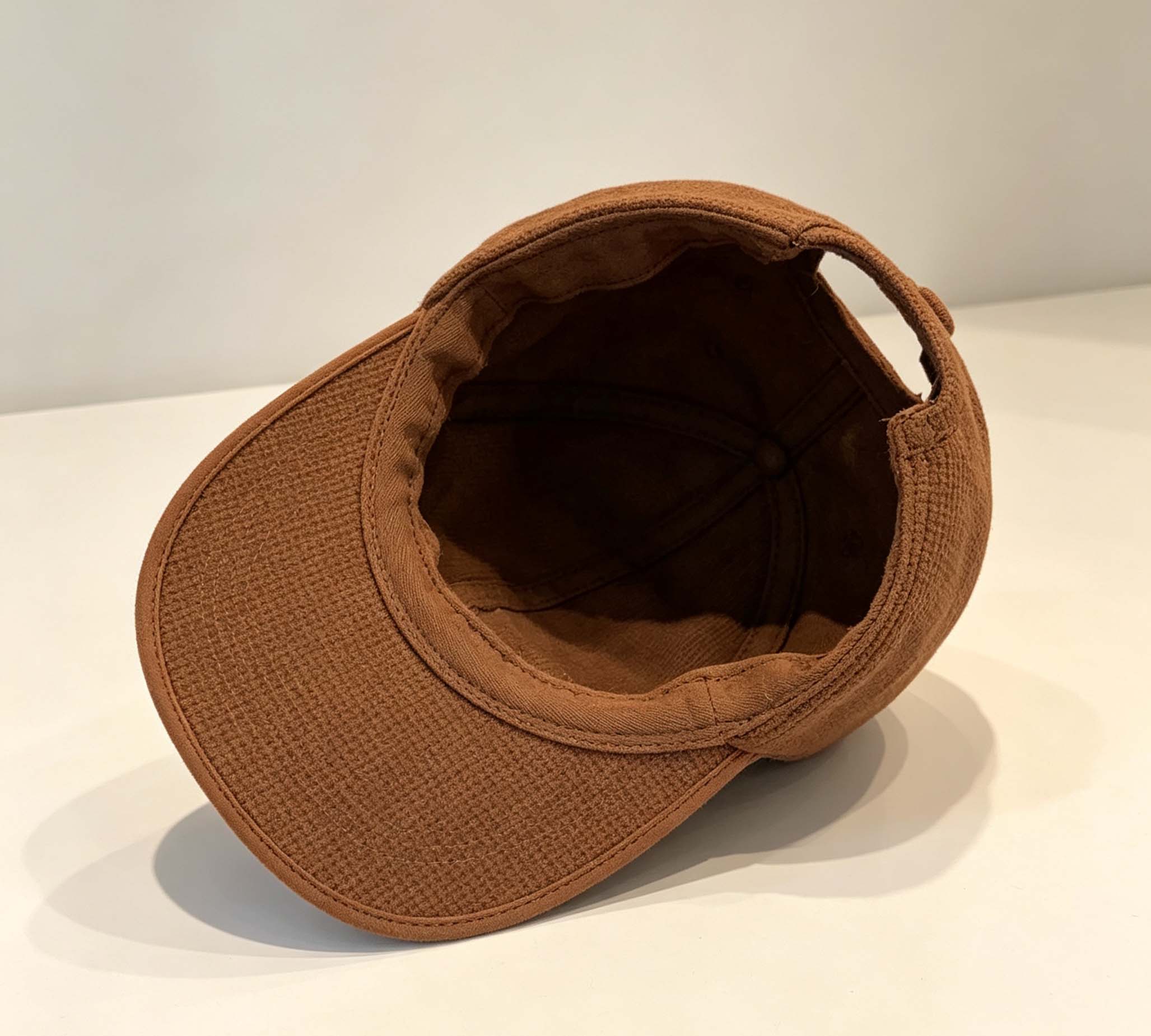 Waffle Wide Brim Baseball Cap, Versatile Face Flattering Casual Hat