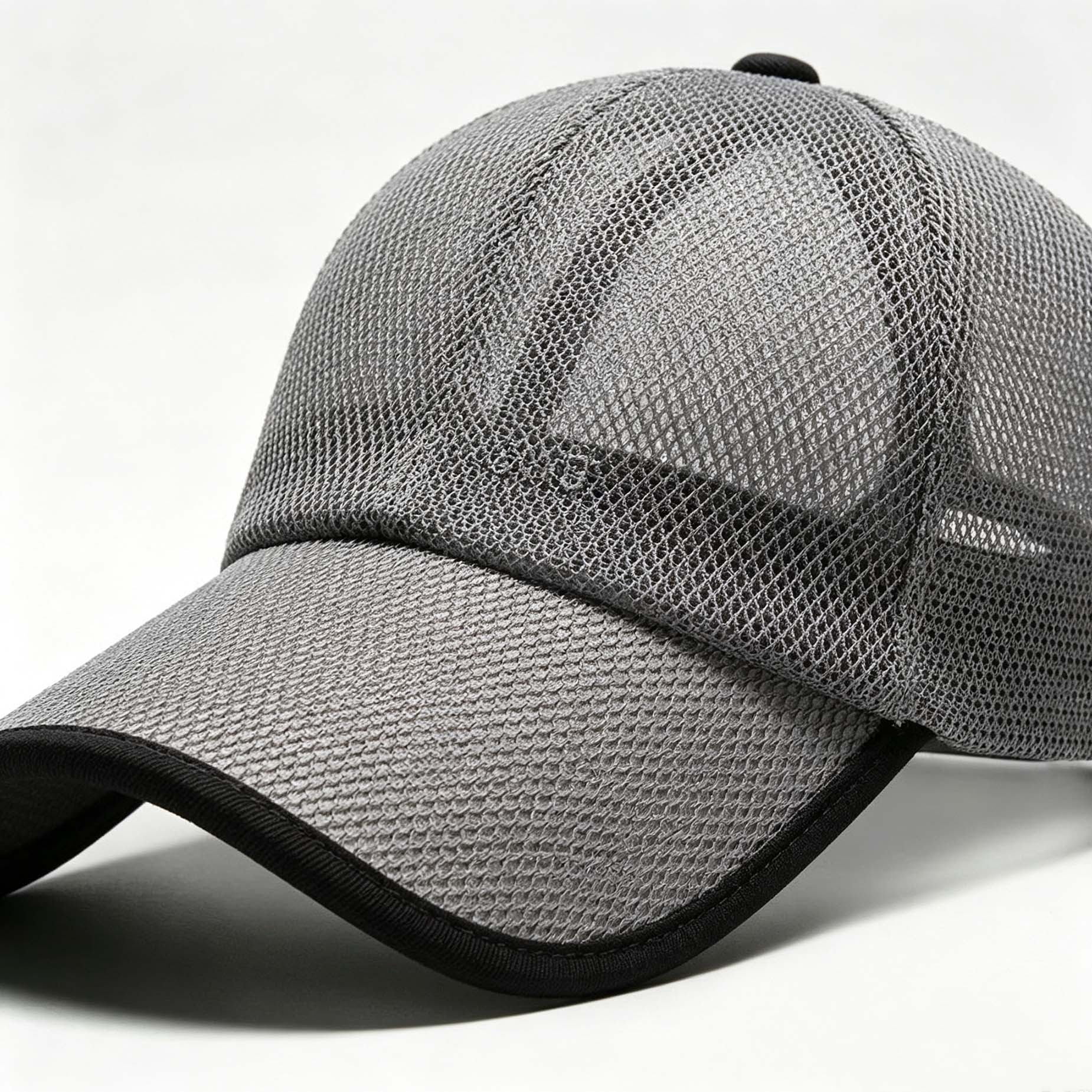 Full Mesh Breathable Baseball Cap, Light Summer Outdoor Sun Hat