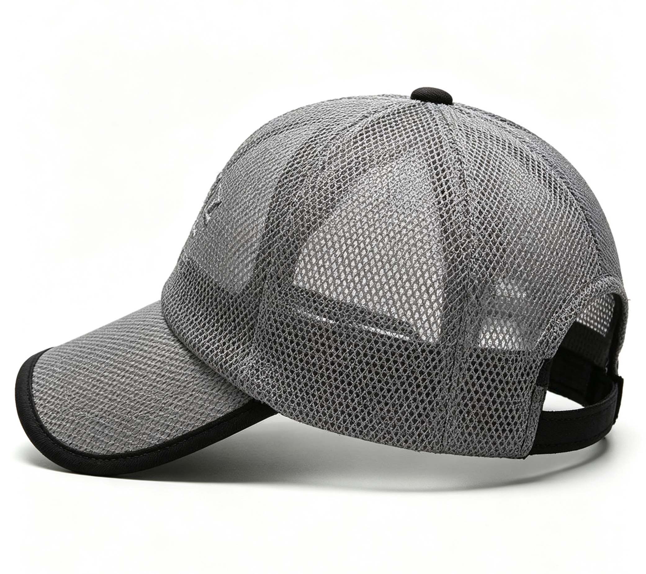 Full Mesh Breathable Baseball Cap, Light Summer Outdoor Sun Hat